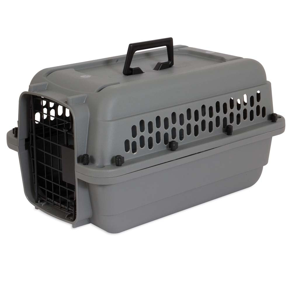 Aspen Traditional Dog Kennel Hard-Sided, Gray, 20-Inch