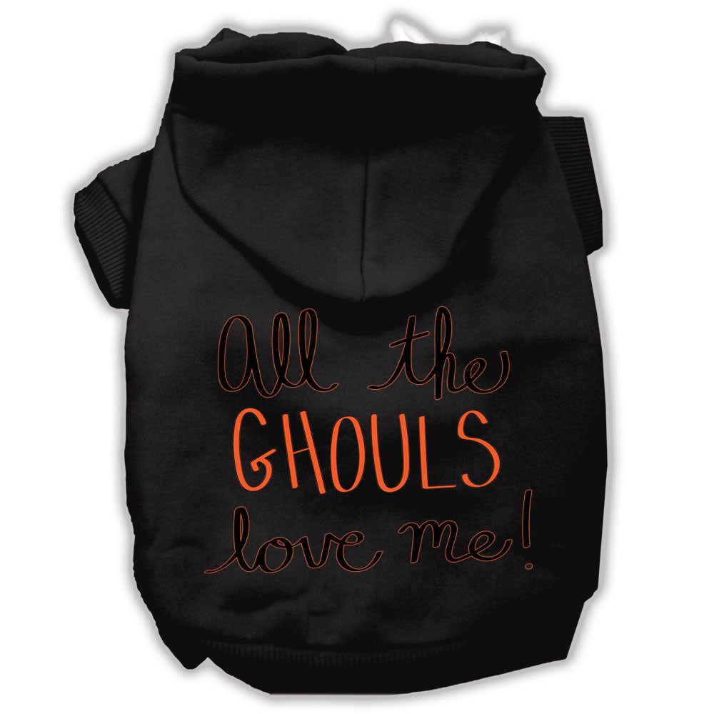 All The Ghouls Love Me Screen Print Hoodies for Cats and Dogs