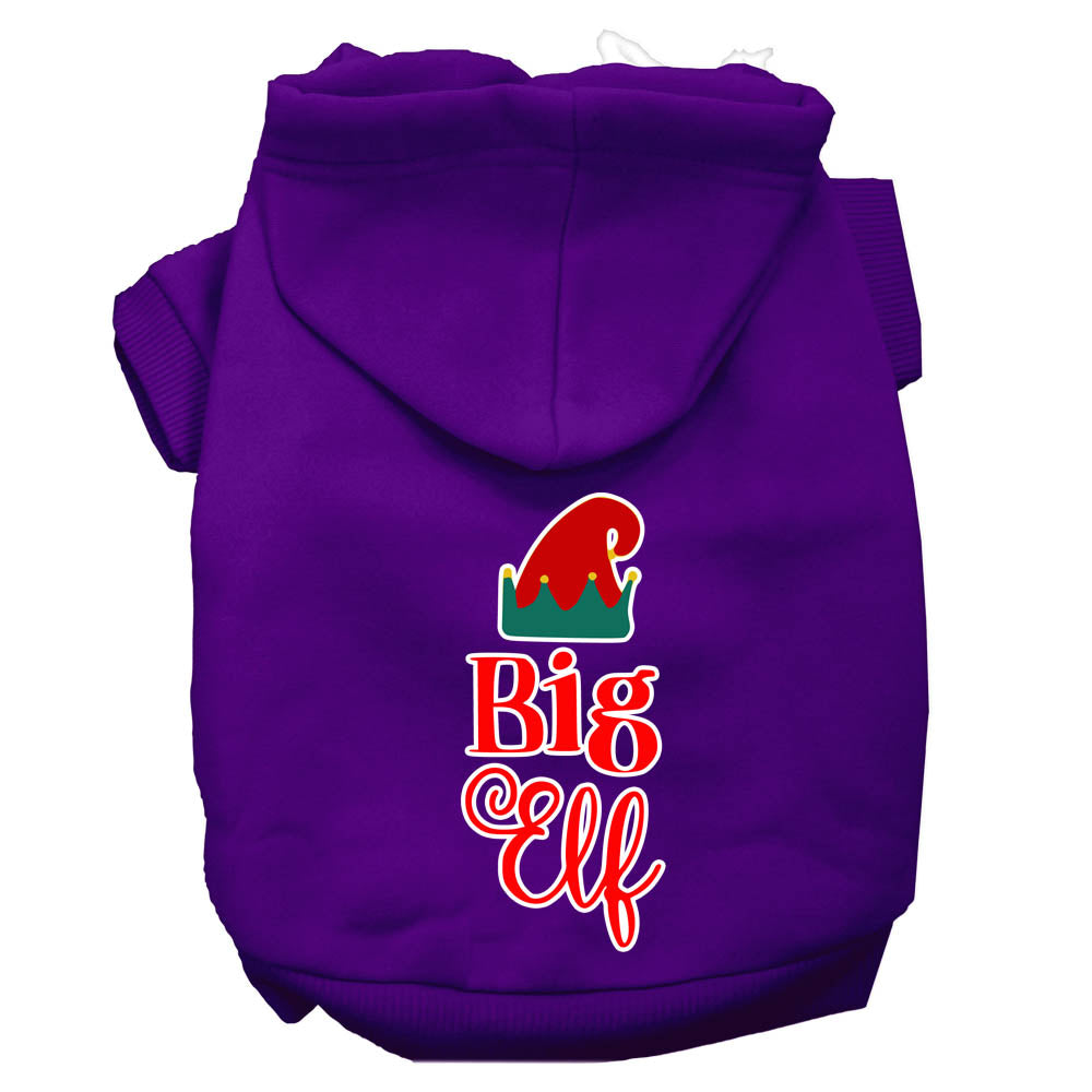 Big Elf Screen Print Hoodies for Cats and Dogs