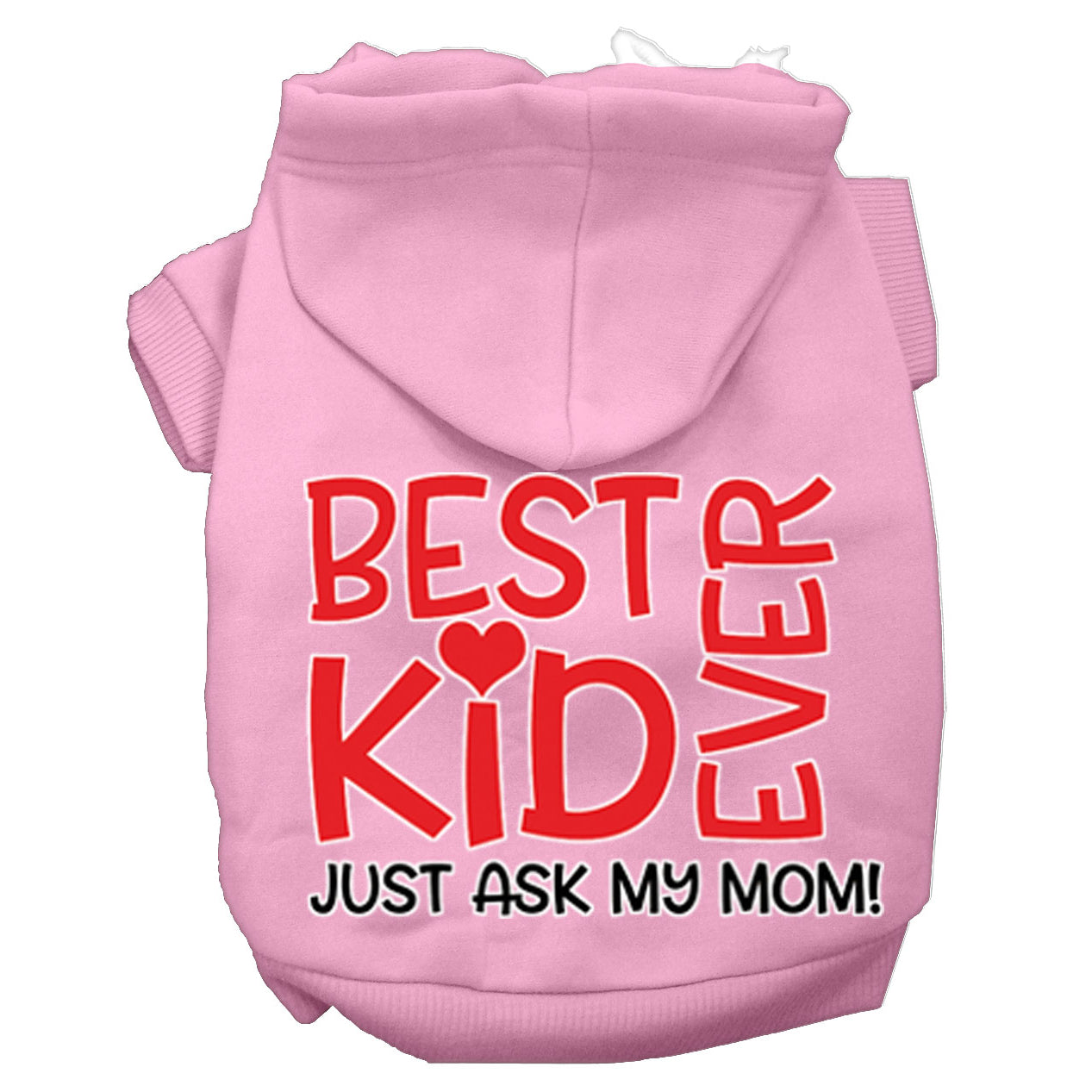 Ask My Mom Screen Print Hoodies for Cats and Dogs