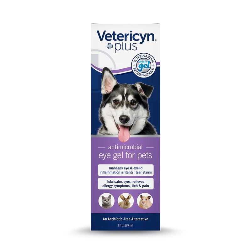 Vetericyn Plus Antimicrobial Eye Gel for Pets 3 Fl. oz
