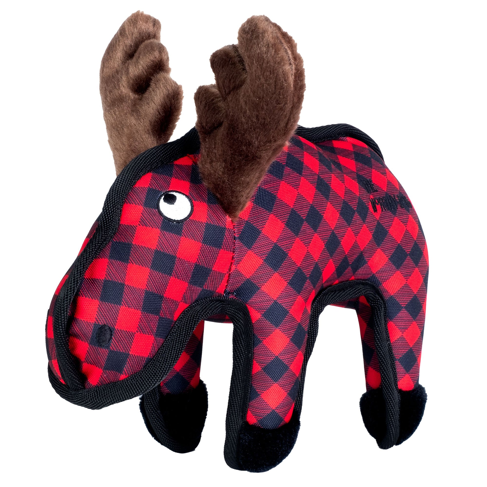 The Worthy Dog Moose Red Dog Toy