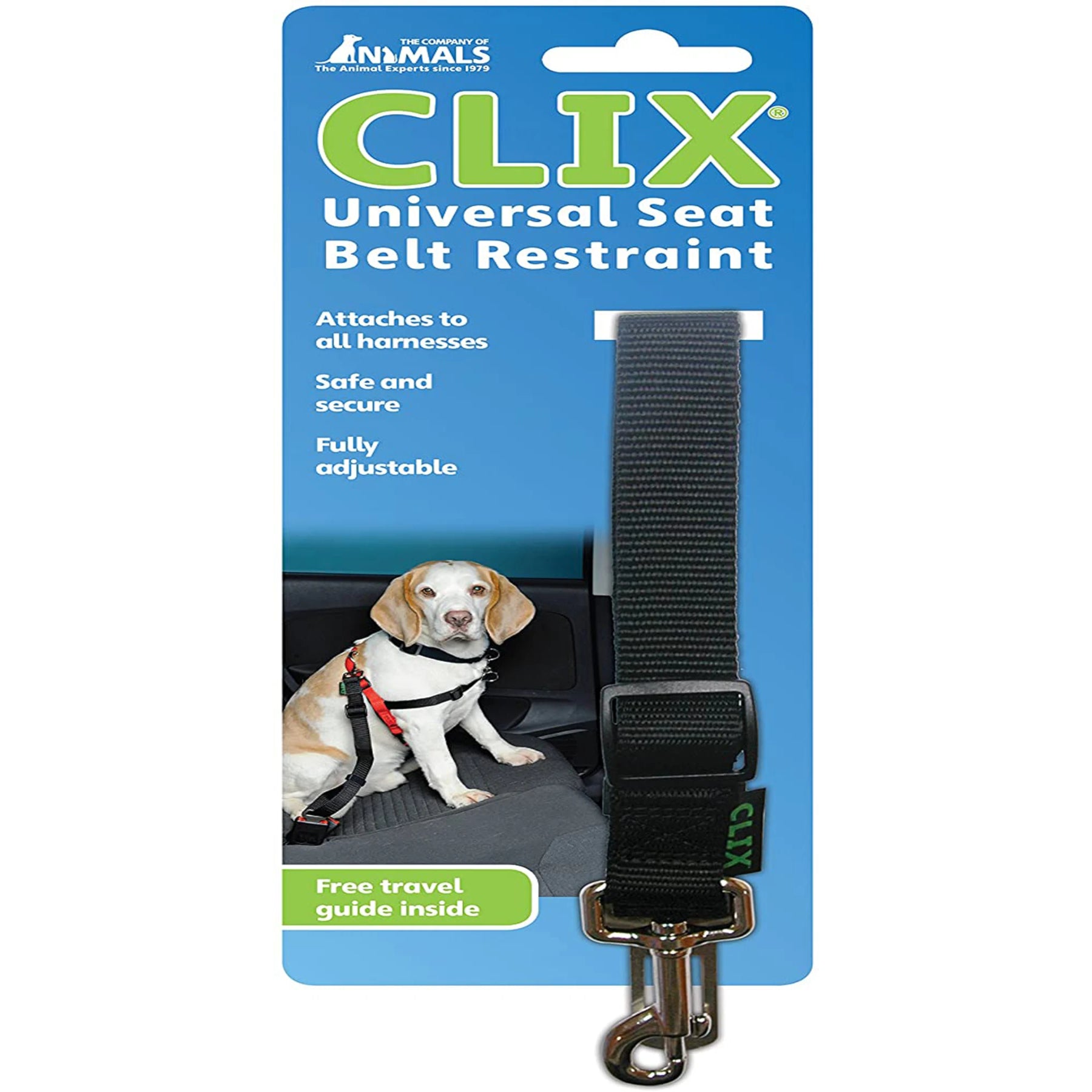 The Company Of Animals Dog Clix Universal Seat Belt Restraint