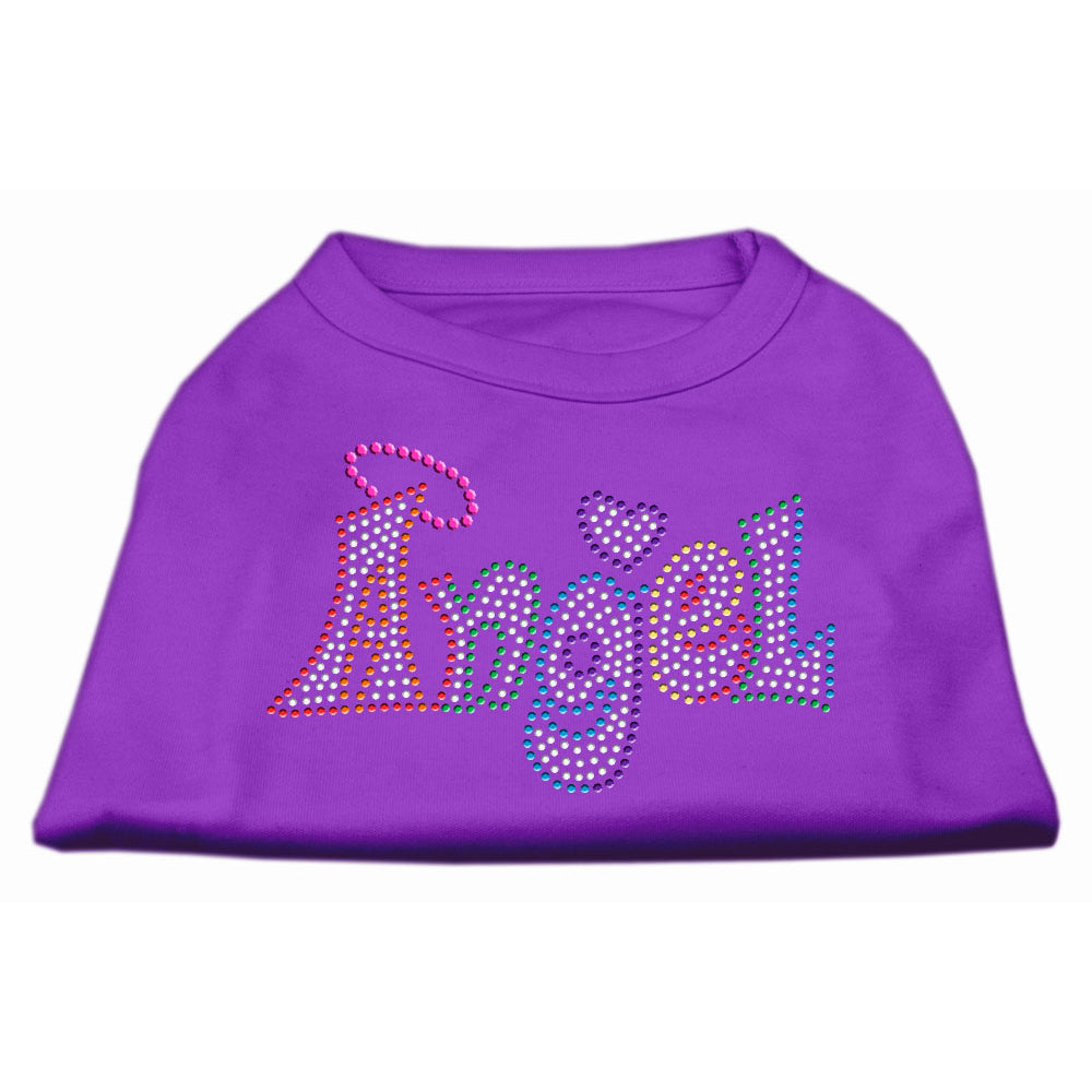 Technicolor Angel Rhinestone Shirts for Cats and Dogs