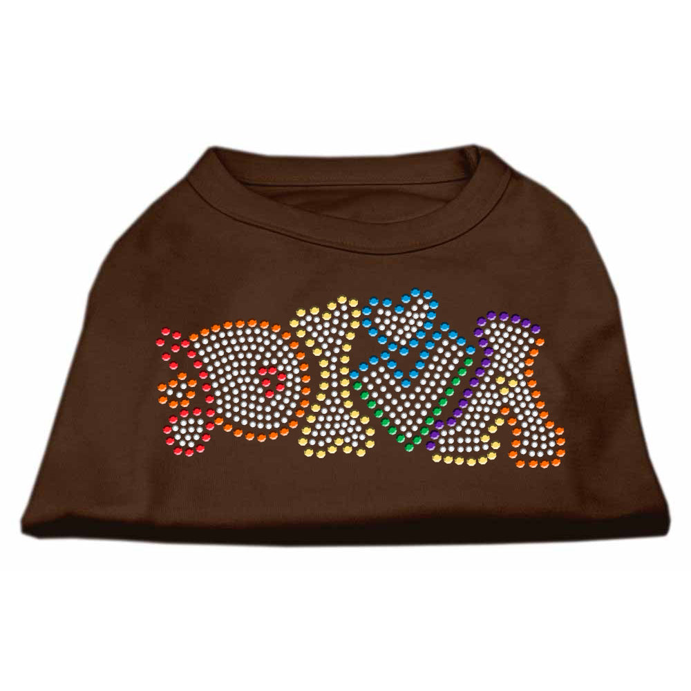 Technicolor Diva Rhinestone Shirts for Cats and Dogs