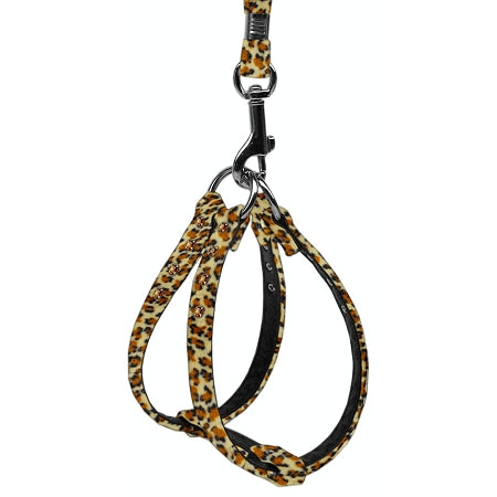 Animal Print Step-In Harness for Cats and Dogs