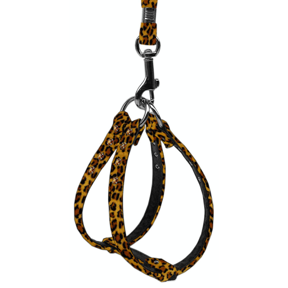 Animal Print Step-In Harness for Cats and Dogs