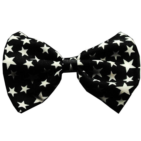 Black & White Stars Pet Bow Tie
