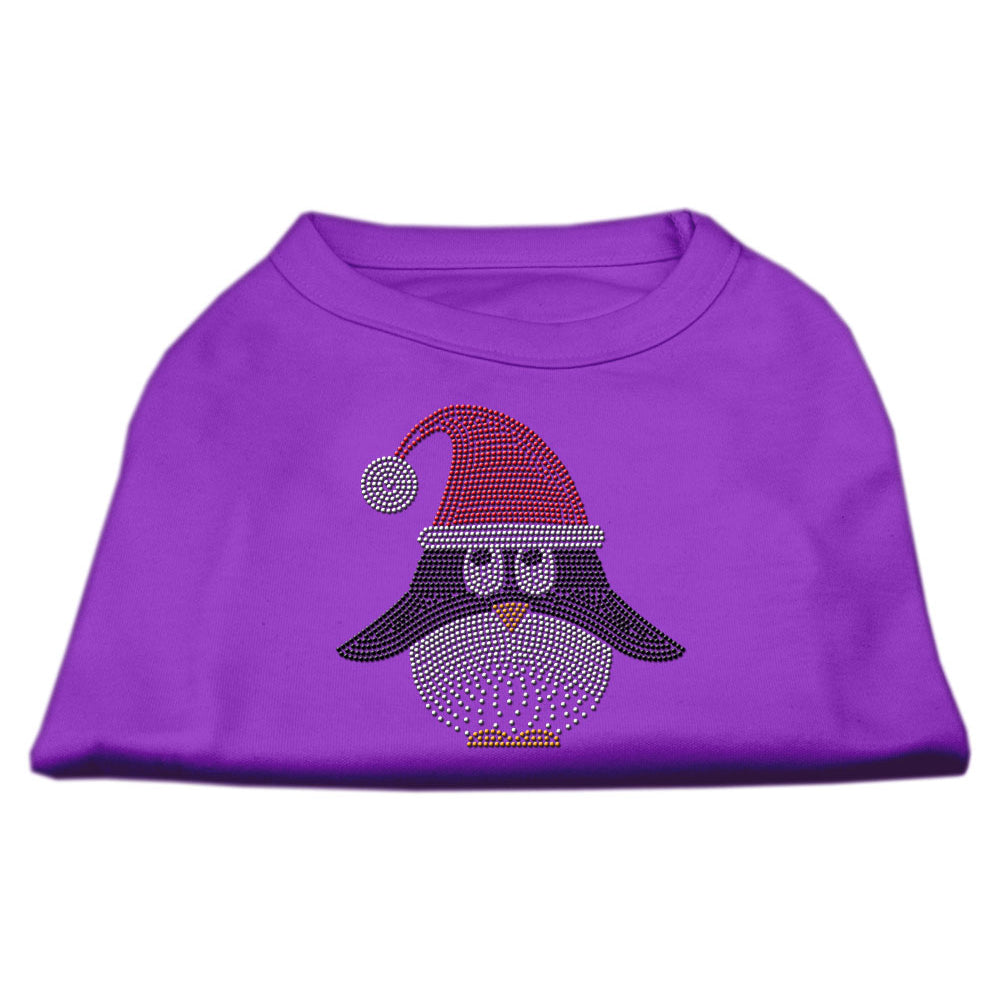 Santa Penguin Rhinestone Shirts for Cats and Dogs