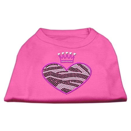 Zebra Heart Rhinestone Shirts for Cats and Dogs