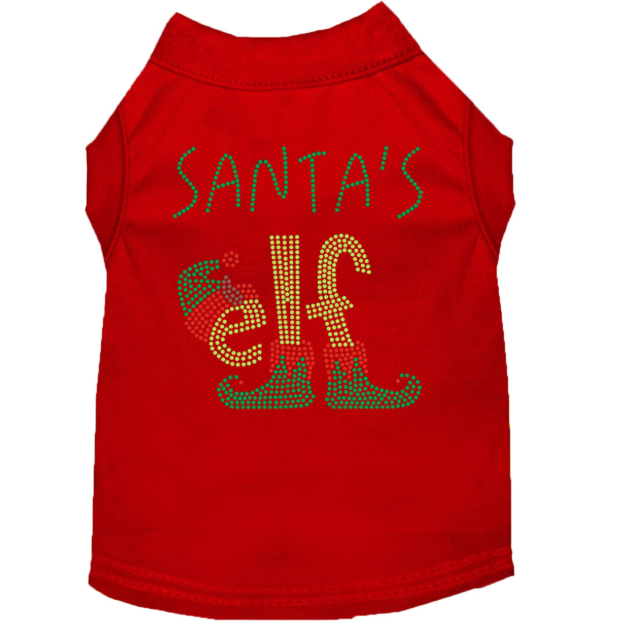 Santa's Elf Rhinestone Shirts for Cats and Dogs