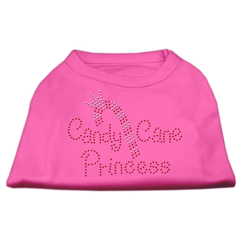 Candy Cane Princess Rhinestone Shirts for Cats and Dogs