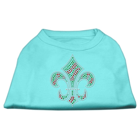 Holiday Fleur De Lis Rhinestone Shirts for Cats and Dogs