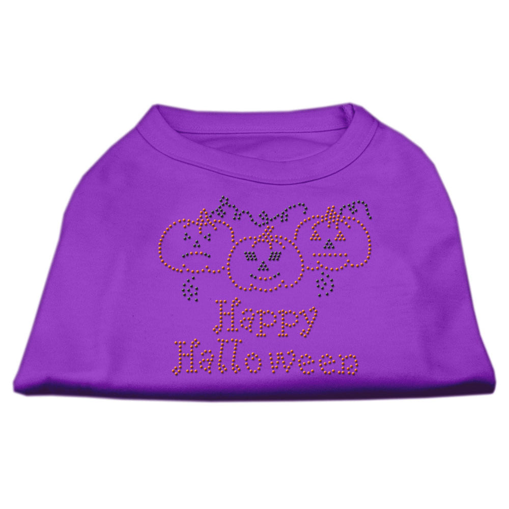 Happy Halloween Rhinestone Shirts for Cats and Dogs