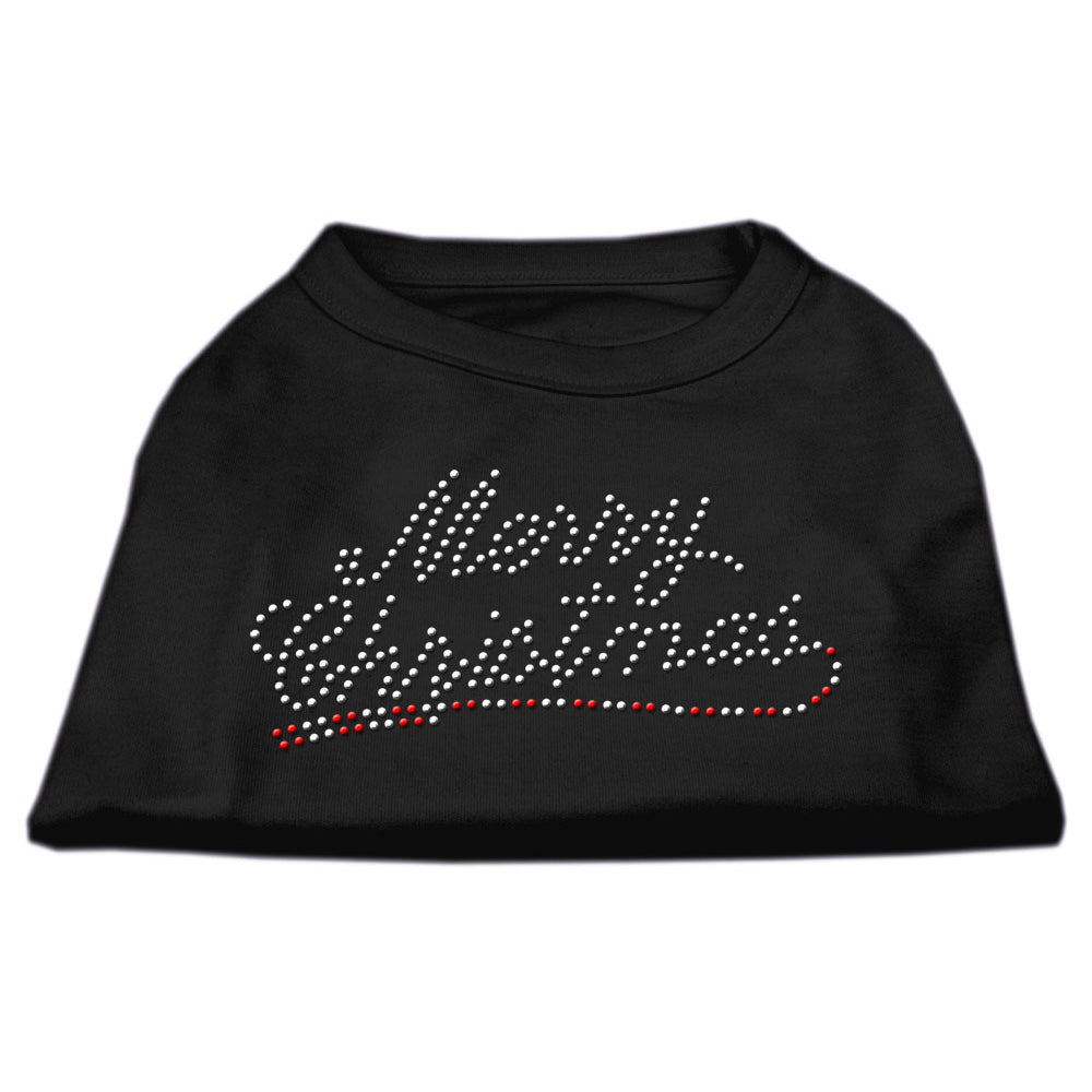 Merry Christmas Rhinestone Shirts for Cats and Dogs
