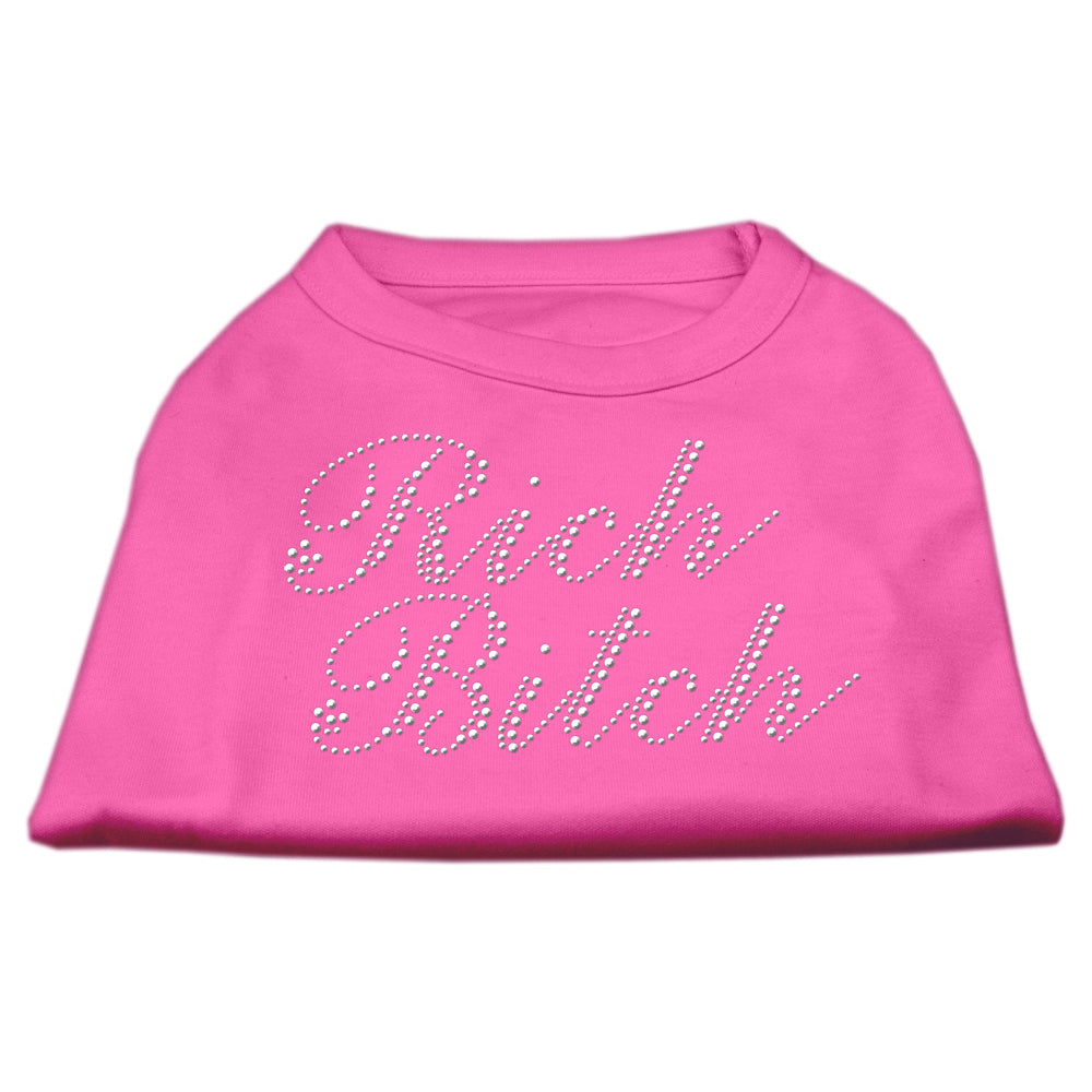 Rich Bitch Rhinestone Shirts for Cats and Dogs