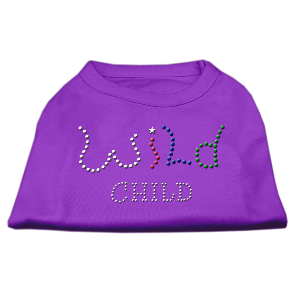Wild Child Rhinestone Shirts for Cats and Dogs