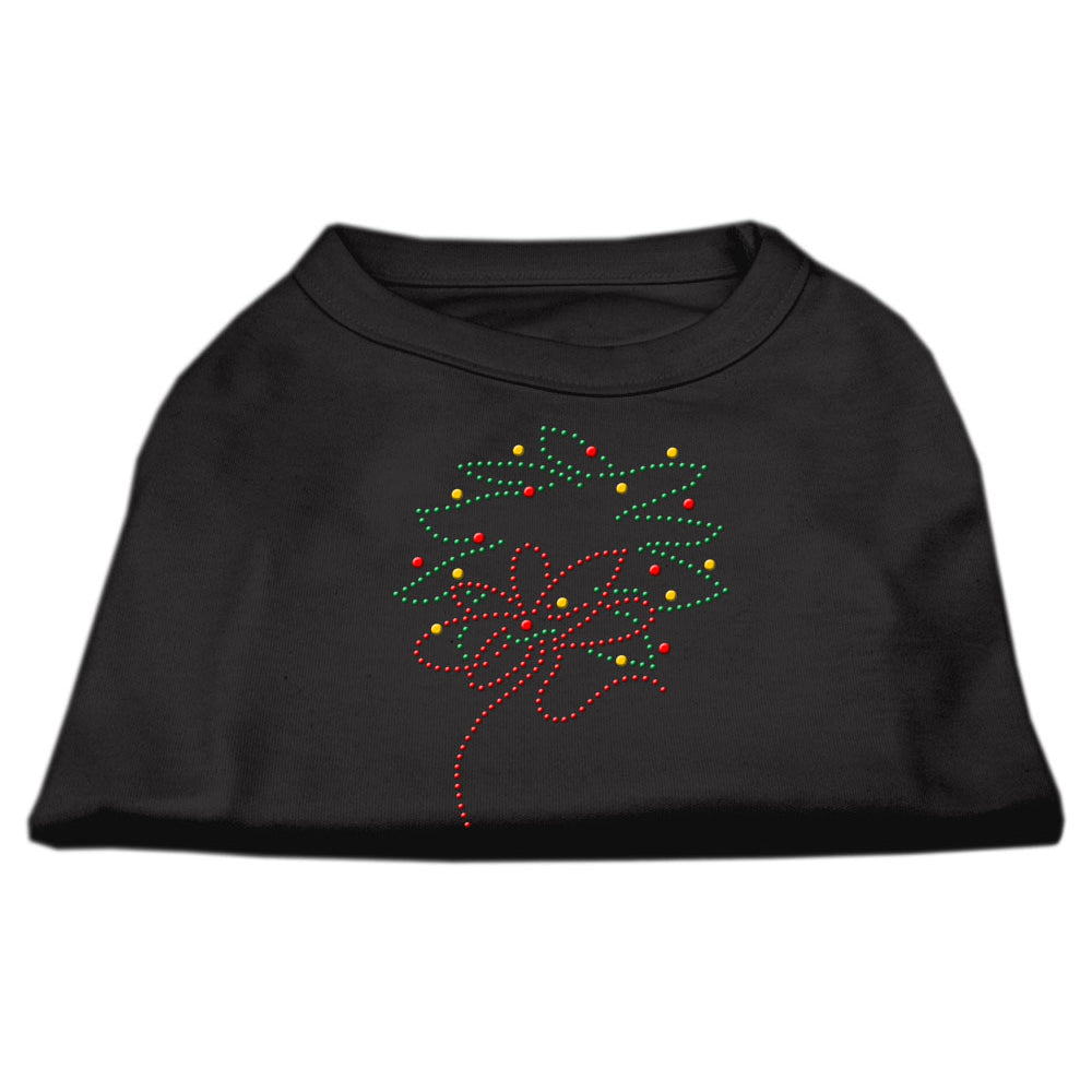 Christmas Wreath Rhinestone Shirts for Cats and Dogs