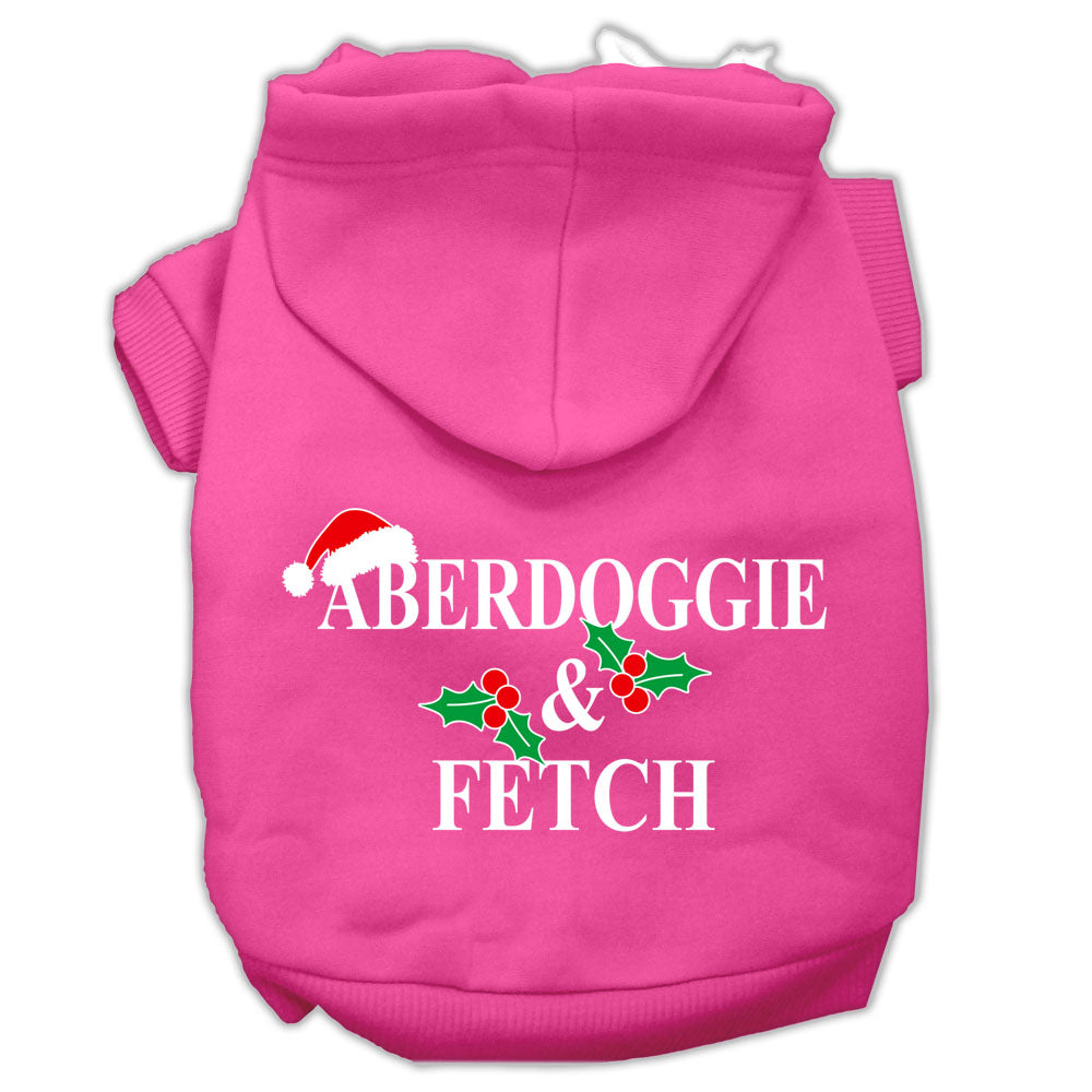 Aberdoggie Christmas Screen Print Hoodies for Dogs