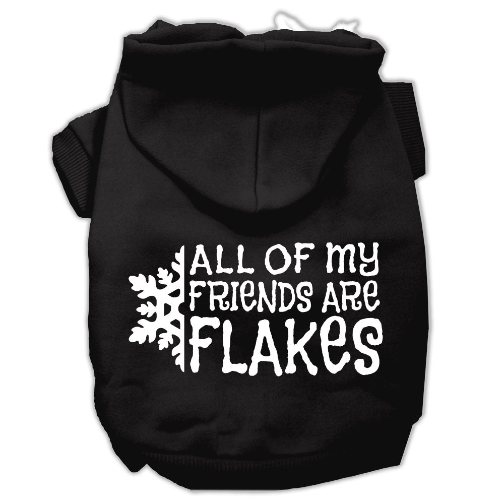 All My Friends Are Flakes Screen Print Hoodies for Cats and Dogs