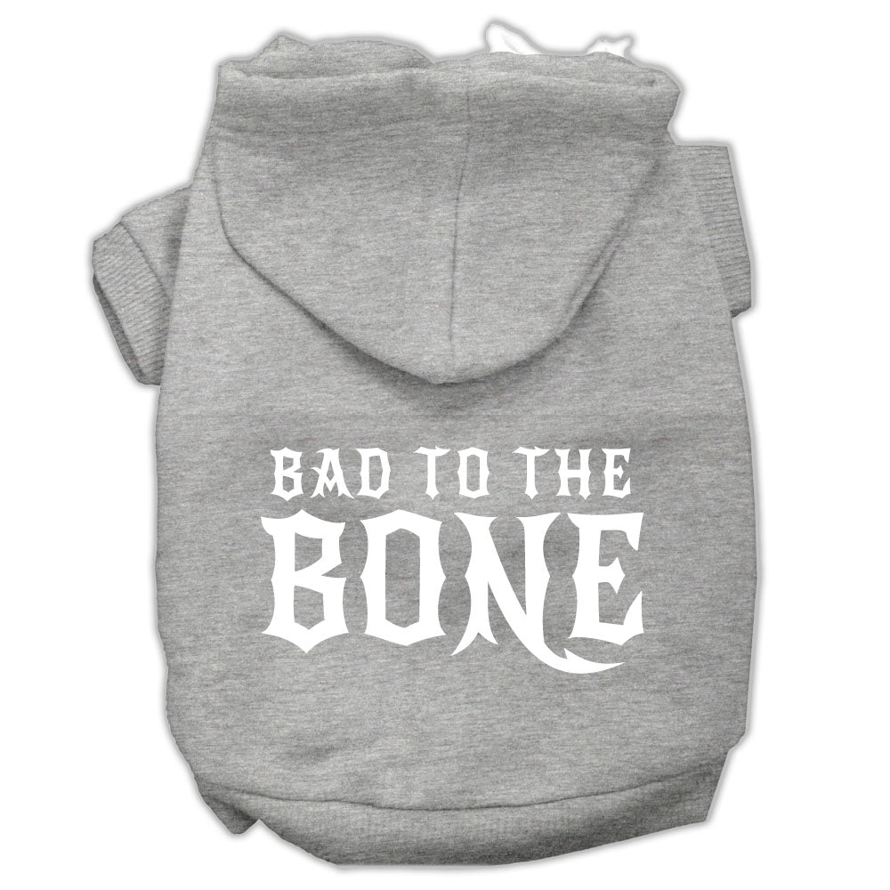 Bad To The Bone Screen Print Hoodies for Cats and Dogs