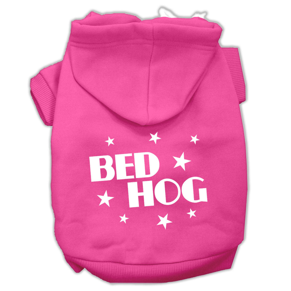 Bed Hog Screen Print Hoodies for Cats and Dogs