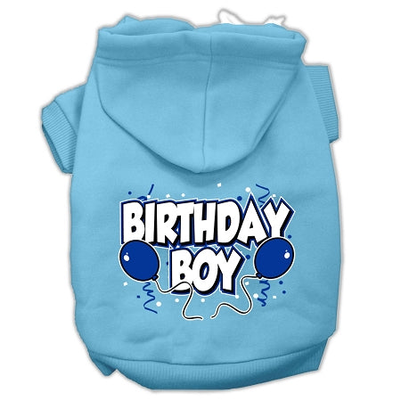 Birthday Boy Screen Print Hoodies for Cats and Dogs