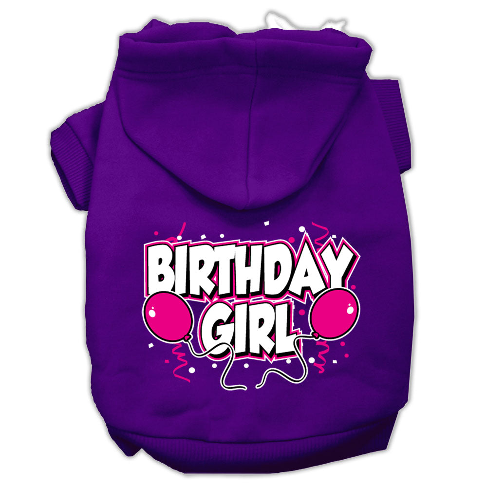 Birthday Girl Screen Print Hoodies for Cats and Dogs