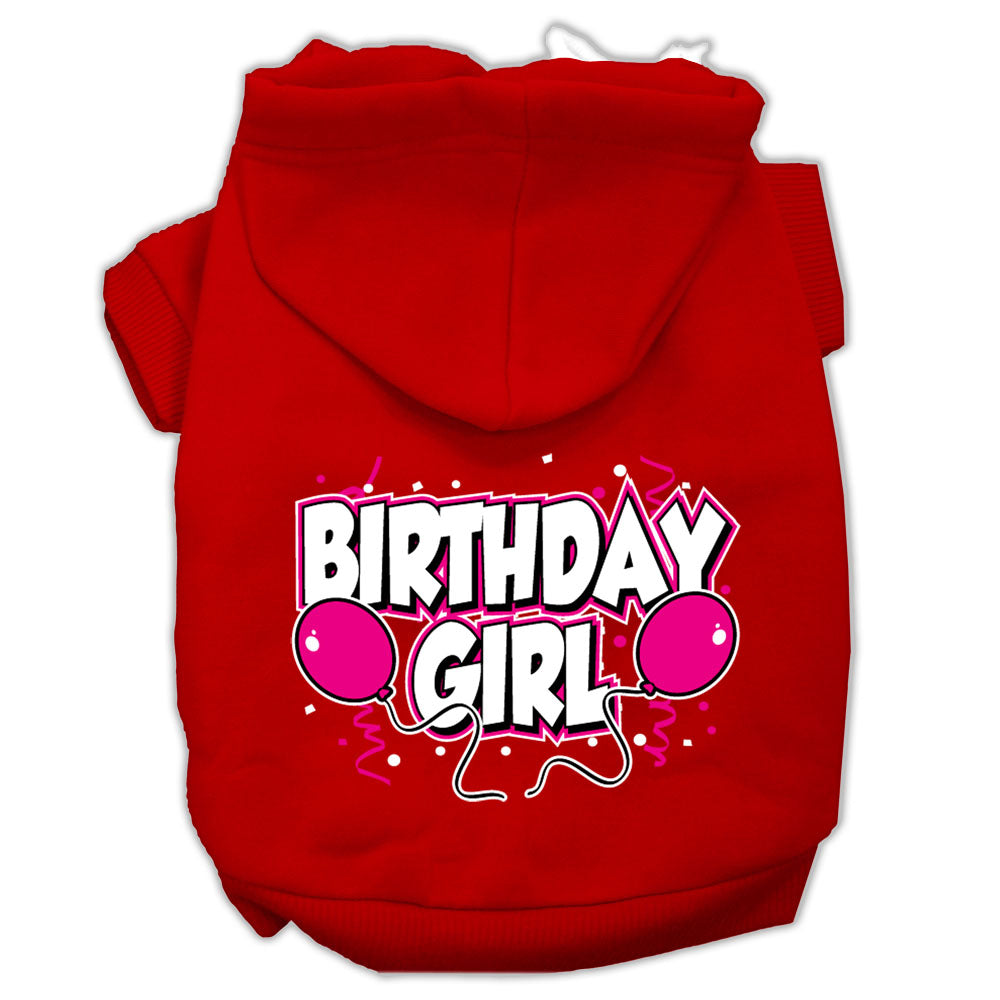 Birthday Girl Screen Print Hoodies for Cats and Dogs