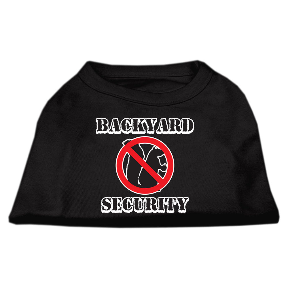 Backyard Security Screen Print Shirts for Dogs